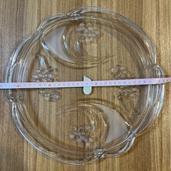 ワルターグラス　ガラスのお皿　大皿　プレート　ドイツ製の画像