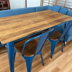 【ダイニングセット】ソファー付きの画像