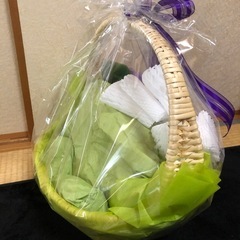 盛りかご(法事の果物のお供えなどの他、プレゼントかごとして)の画像