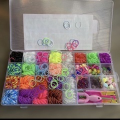 最終価格【新品】カラーゴムブレスレット　ゴムあみ　キットセット　知育玩具の画像