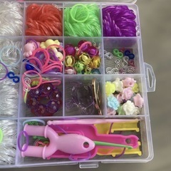 最終価格【新品】カラーゴムブレスレット　ゴムあみ　キットセット　知育玩具の画像