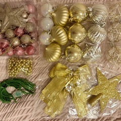 クリスマスツリー90cm・オーナメントセットの画像