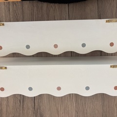 完売　スリーコインズ パステル 星型 フック付き 壁掛け ラック 子供 キッズの画像