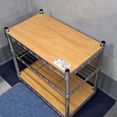 【リサイクルショップどりーむ天保山店】No.4830　メタルラック　写真参照🎵　お買い得品🎵の画像