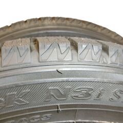 North Trek N3 155/65/R14 75Q X4221 オートバックス　中古品　バリ山　スタッドタイヤの画像