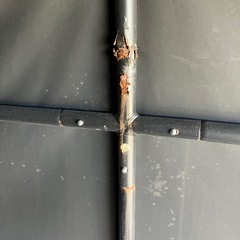 お話中　
バイク　簡易ガレージの画像