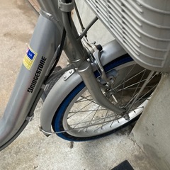 値下げ　ブリヂストン　電動自転車　三輪車　タイヤ・チューブ交換済の画像