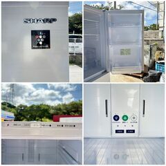 【❗️✨省エネ・静音タイプ✨❗️】SHARP 冷蔵庫 310L 2020年製✨プラズマクラスター搭載！ ✨簡易清掃・動作確認済み❗️の画像