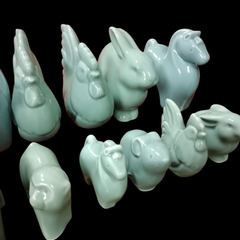 (中古)レトロ 干支のオブジェの画像