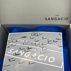 ★ジモティー割引10%★スニーカー 23.5cm via SANGACIO ホワイト《リサイクルショップドリーム次屋店》☆尼崎市若王寺☆の画像