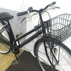 「中古」シティサイクル/27インチ/ブラック　の画像