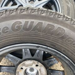 スタッドレス 145/80R13 東北6県無料配送対応‼️爆安‼️最終値下げ‼️①バリ溝❗ 国産ヨコハマ製❗ アルミ付き 国産 タイヤ !!　スタットレス　貨物の画像