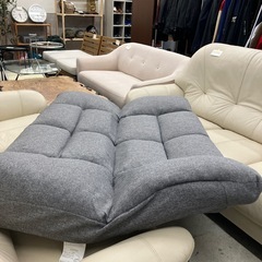 A2511-230 NITORI カジュアルソファ ツバサ3 グレー ファブリックタイプ 毛玉有り 2人掛けの画像