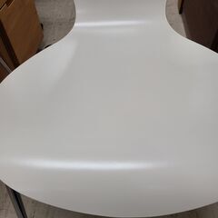 J1803【リユースのサカイ柏店】ダイニングチェア　ホワイト　クリーニング済　の画像