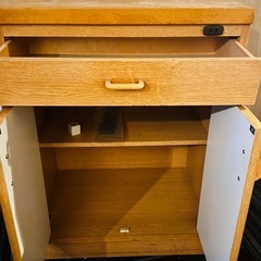 木製　棚の画像