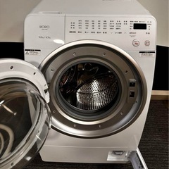 超破格💎【店頭展示品】2025年製ROROドラム式洗濯乾燥機　ヤマダ電気　配達無料！の画像