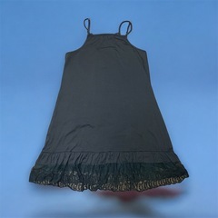 ブラック レース付きペチコートの画像