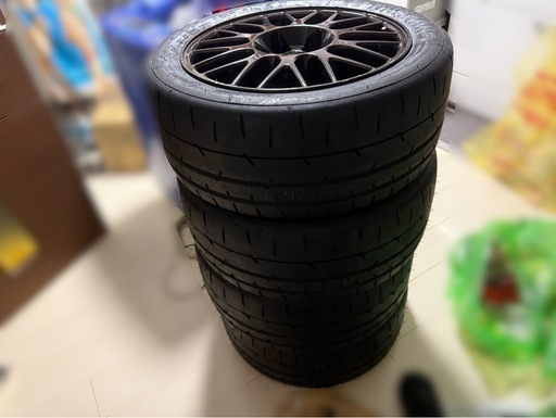 ランエボ7純正ホイール+タイヤ（NANKANG CR-sS）