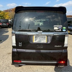 【支払総額10.8万円】激安N-BOXカスタム車検付き即日納車ok機関良好 パワスラ 外観が激安の理由！TV バックカメラの画像