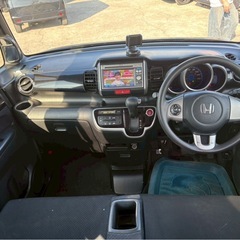 【支払総額10.8万円】激安N-BOXカスタム車検付き即日納車ok機関良好 パワスラ 外観が激安の理由！TV バックカメラの画像