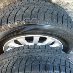 雪道NO1・BSスタットレス１７５－６５－１４・両面綺麗なホイールいかが～の画像