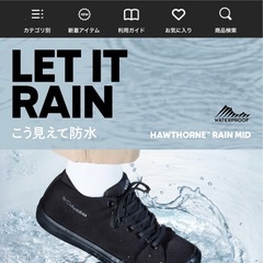 Columbiaホーソンレイン　スニーカーの画像