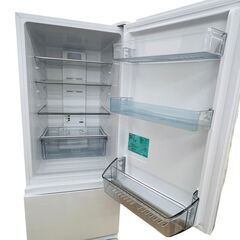 【レガストック川崎本店】【極美品】Haier ハイアール 335L SLIMORE スリモア ノンフロン冷凍冷蔵庫 スリムボディ リネンホワイト JR-CV34B 2023年製の画像