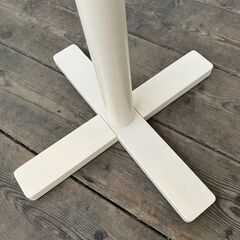 木製ポールハンガー（ホワイト）の画像