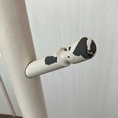 木製ポールハンガー（ホワイト）の画像
