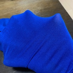 レディース　ブルーの綺麗なタイツ　Mサイズの画像