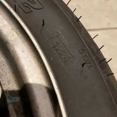 スズキ インチアップZZ フロントフォーク　ステム　ホイール　タイヤセットの画像