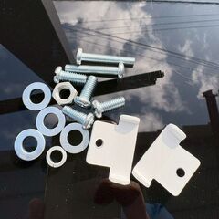 【❗️✨組立できる方おすすめ！✨❗️】スタイリッシュTVラック✨金具・ネジセット付き✨簡易清掃・動作確認済み❗️の画像