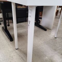 J1806【リユースのサカイ柏店】IKEA　イケア　デスク　ホワイト　クリーニング済の画像
