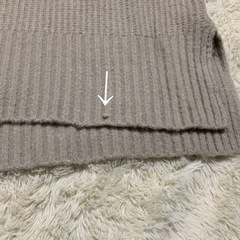 RETRO GIRL ハイネックニット アイボリー Fサイズの画像