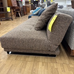 【ドリーム川西店限定】☆ジモティー見たよ割引☆ リクライニング付3Pソファ  BRNクリーニング済み 【2125560000034267 】の画像