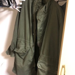 ミリタリー軍用コート 緑VILLEFRANCHE 92C 1981の画像