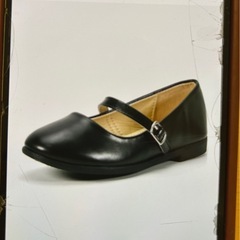 Nova Footwear 女児　おしゃれ靴　黒　
フォーマル　発表会　サイズ2（21.5-22cm）の画像