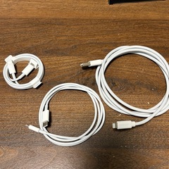 純正LightningDigitalAVアダプター+HDMI+充電
ケーブルの画像