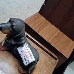 【リサイクルショップどりーむ天保山店】No.4424　犬置物　ダックスフンド　写真参照🎵　可愛くて癒さます(≧▽≦)の画像