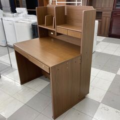 ★リユースのサカイ千葉中央店★  学習机 茶系 H76～125×D68×W100 クリーニング済み TC5377の画像