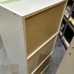 【3段カラーボックス】【訳アリ‼️】※ダメージ強い★クリーニング済み【管理番号1114】野の画像