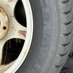 195/65R15 スタッドレス　バリ山　ホイール付の画像