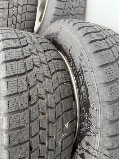 195/65R15 スタッドレス　バリ山　ホイール付