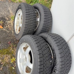 195/65R15 スタッドレス　バリ山　ホイール付の画像