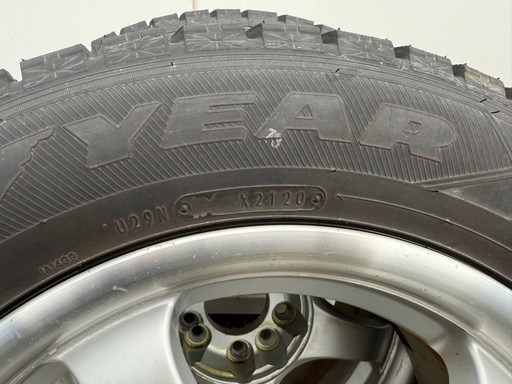 195/65R15 スタッドレス　バリ山　ホイール付