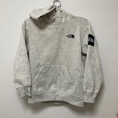 ノースフェイス スクエアロゴ フーディ スウェット トレーナーの画像