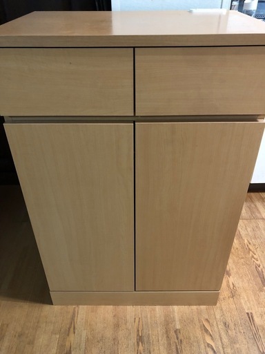 購入者決まりました　値下げしました《美品》キッチンカウンター　完成品　　横幅60cm  未使用に近い　　ナチュラル