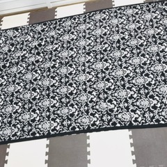 ダマスク柄 毛布 薄手 の画像