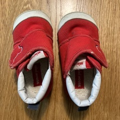 ミキハウス　レッドファーストシューズ　13センチの画像
