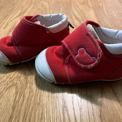 ミキハウス　レッドファーストシューズ　13センチの画像